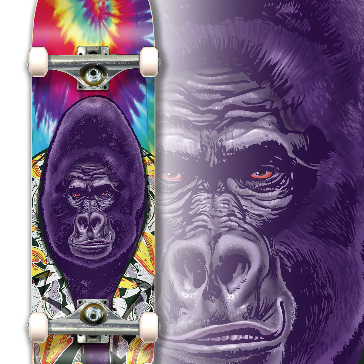 Gorilla Skinny(スキニー） Mid ・Tｈree Deck BLA GORILLA SKINNY MID DECK THREE- Catalyst