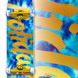 Blue Tie Dye Skateboard