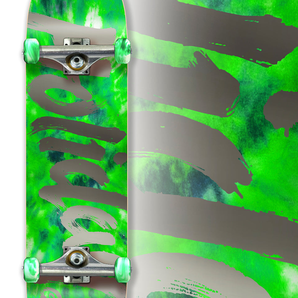 Green Tie Dye Skateboard