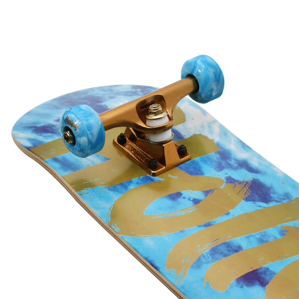 Blue Tie Dye Skateboard