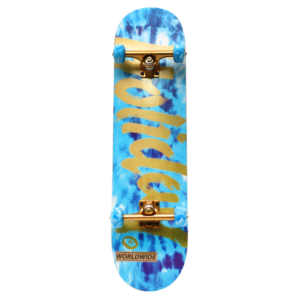 Blue Tie Dye Skateboard