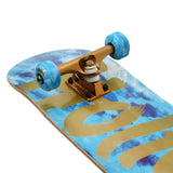 Blue Tie Dye Skateboard