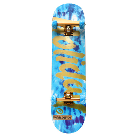 Blue Tie Dye Skateboard
